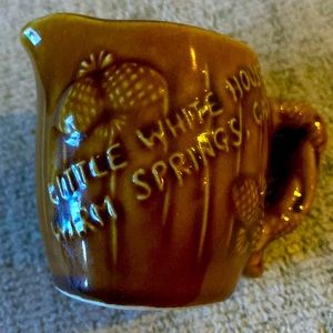 Vintage LITTLE WHITE HOUSE Creamer - Warm Springs Georgia - President Roosevelt